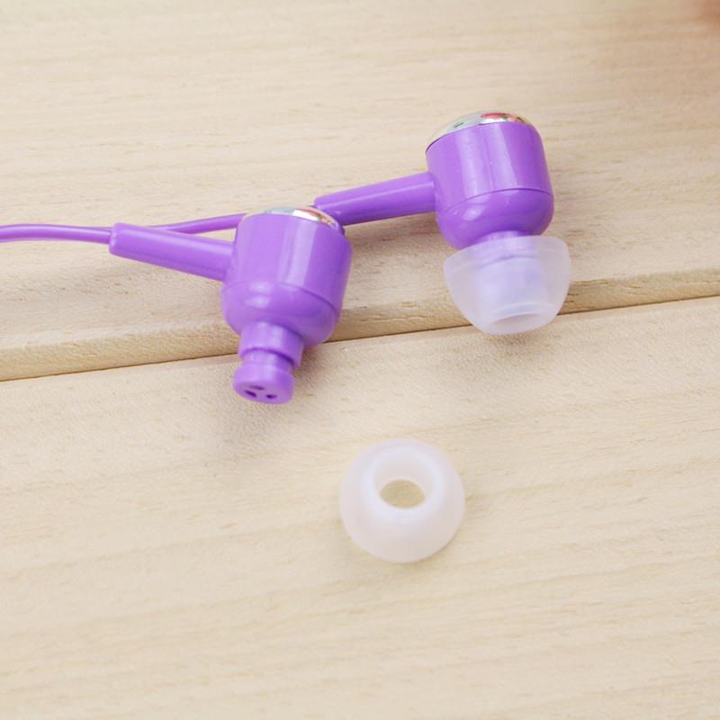 Laweiss S4 Colorful Candy Earplugs in-Ear Headset MP3 Mobile Phone Computer Universal Stereo Sound Crystal Cable Headset