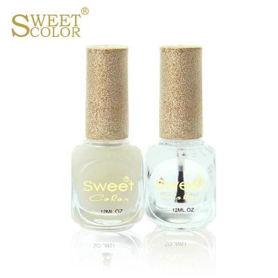 Sweet Color指甲油美甲用品底油亮油透明色指甲油护理油美甲