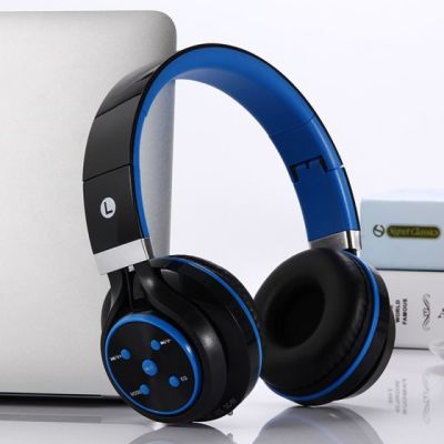 蓝牙耳机无线头戴式4.1运动跑步重低音插卡折叠式收音通话手机电
